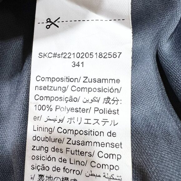 Faeriesty Silver Gray Sequin Formal Gown Bodycon Oversized Ruffle Sleeves Sz 3XL - Picture 8 of 12